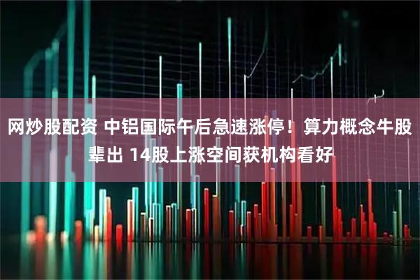 网炒股配资 中铝国际午后急速涨停!算力概念牛股辈出 14股上涨空间获机构看好